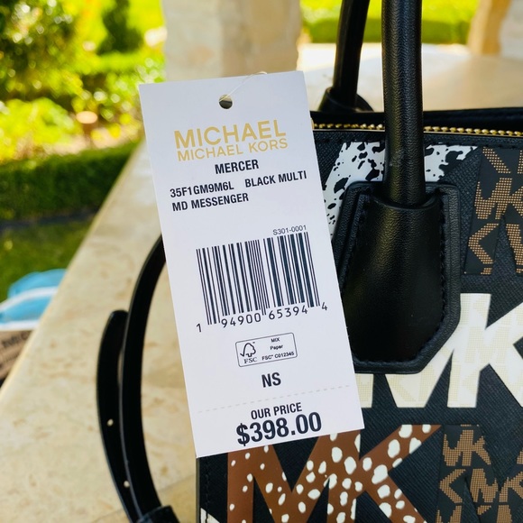 Michael Kors Graphic logo Mercer Satchel&wallet - Picture 7 of 16